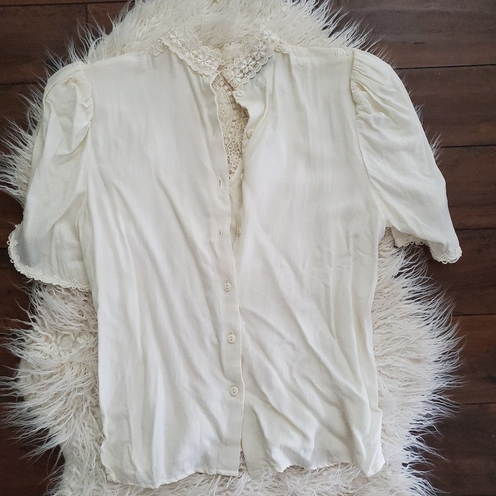 vintage Edwardian style lace blouse - Picture 6 of 10